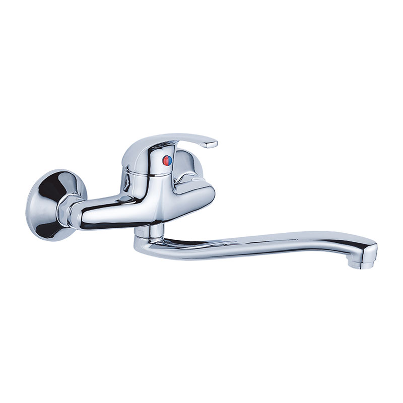 1802-1 Single Lever Wall Kitchen Faucet 