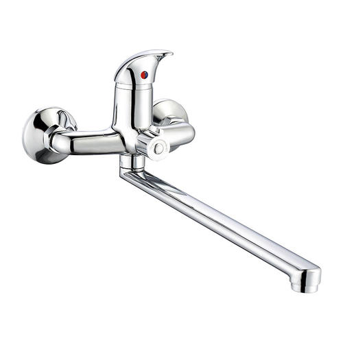 1801-11 Single Lever Wall Mounted Diverter Sink Faucet 