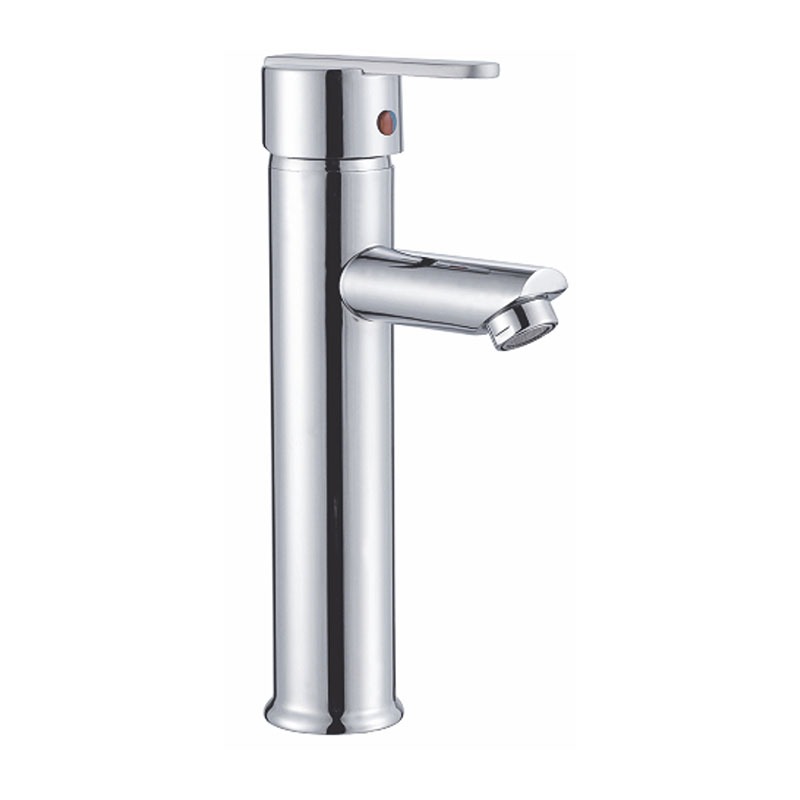 18020-6B Single Lever Basin Mixer Tall Plain Spout 