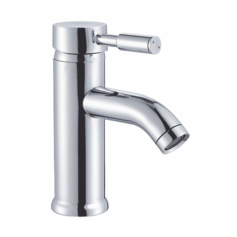 18020-6C Single Lever Basin Mixer Short Curve Spout 