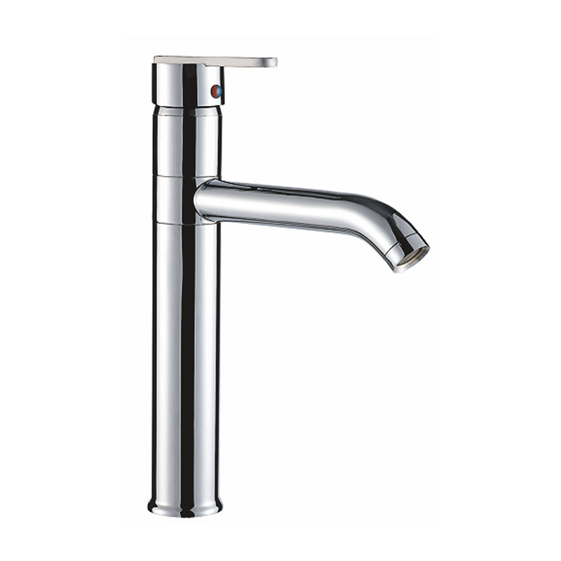 18020-6E Single Lever Basin Mixer Tall Curve Spout 360 Degree Swivel