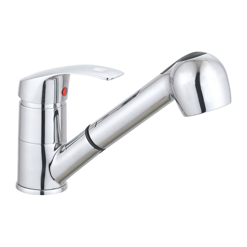 1809-12 Single Lever Pull Out Kitchen Facuet 